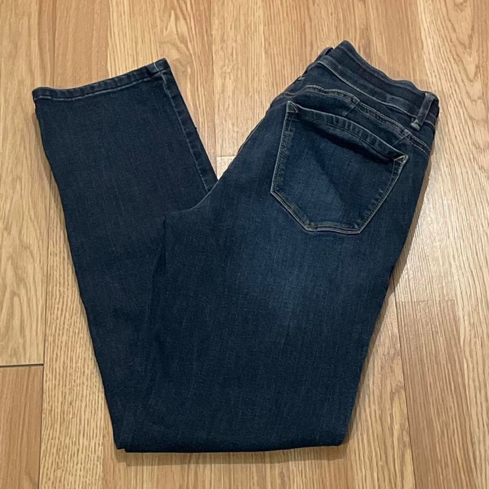 Democracy Jeans Women’s 6 (30x29) Straight Leg Jeans Dark Blue Denim Stretch